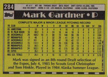 1990 Topps #284 Mark Gardner