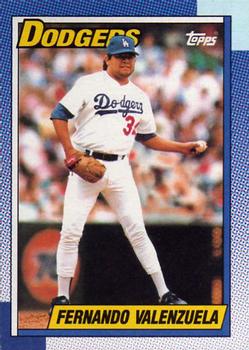 1990 Topps #340 Fernando Valenzuela