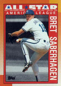 1990 Topps #393 Bret Saberhagen