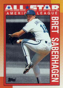 1990 Topps #393 Bret Saberhagen