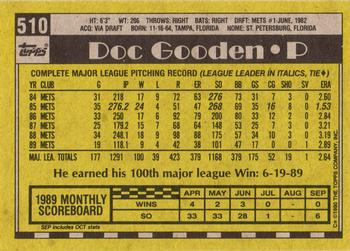1990 Topps #510 Doc Gooden