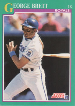 1991 Score #120 George Brett
