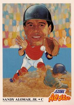1991 Score #400 Sandy Alomar, Jr.