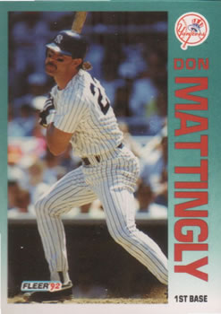 1992 Fleer #237 Don Mattingly