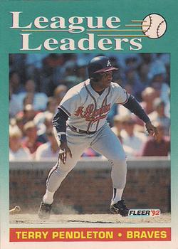 1992 Fleer #691 Terry Pendleton