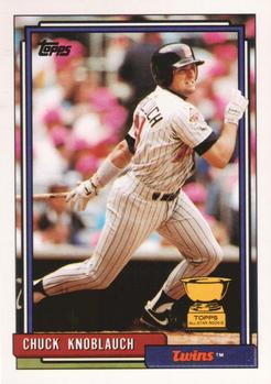 1992 Topps #23 Chuck Knoblauch