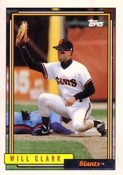 1992 Topps #330 Will Clark