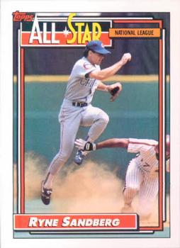 1992 Topps #387 Ryne Sandberg