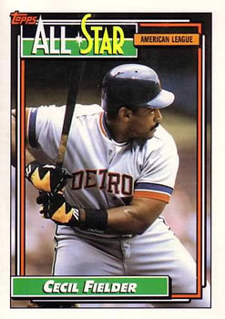 1992 Topps #397 Cecil Fielder