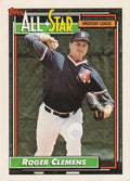 1992 Topps #405 Roger Clemens