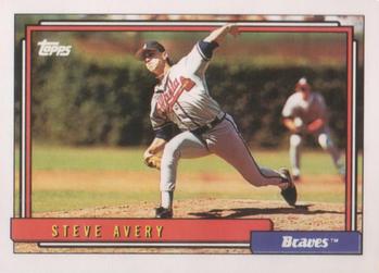 1992 Topps #574 Steve Avery