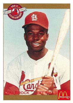 1992 Pacific McDonald's St. Louis Cardinals #30 Lou Brock