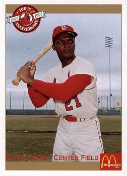 1992 Pacific McDonald's St. Louis Cardinals #32 Curt Flood