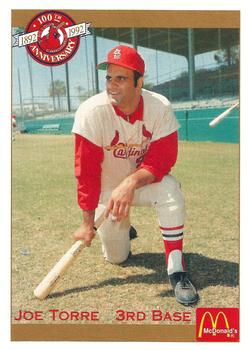 1992 Pacific McDonald's St. Louis Cardinals #39 Joe Torre
