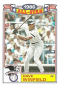 1987 Topps #17 Dave Winfield Glossy All-Stars