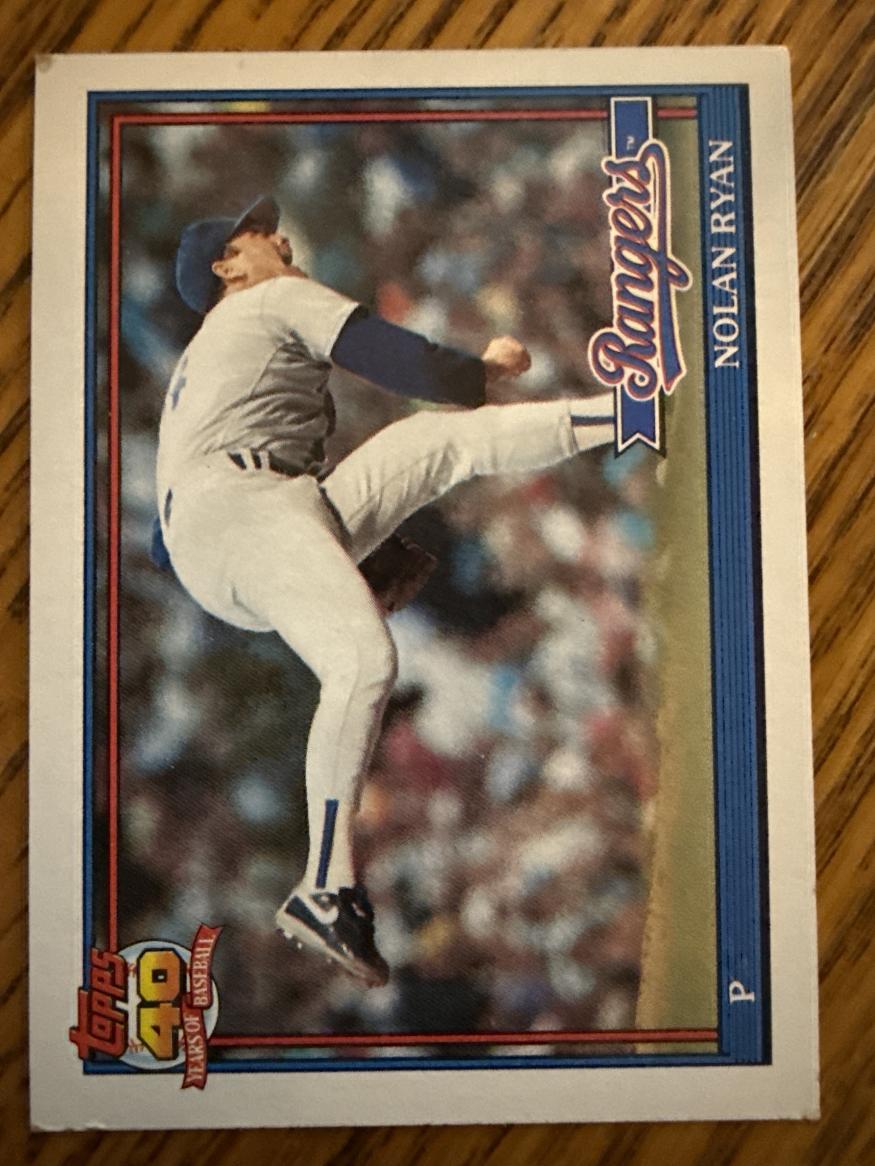 1991 Topps #1 Nolan Ryan Desert Shield