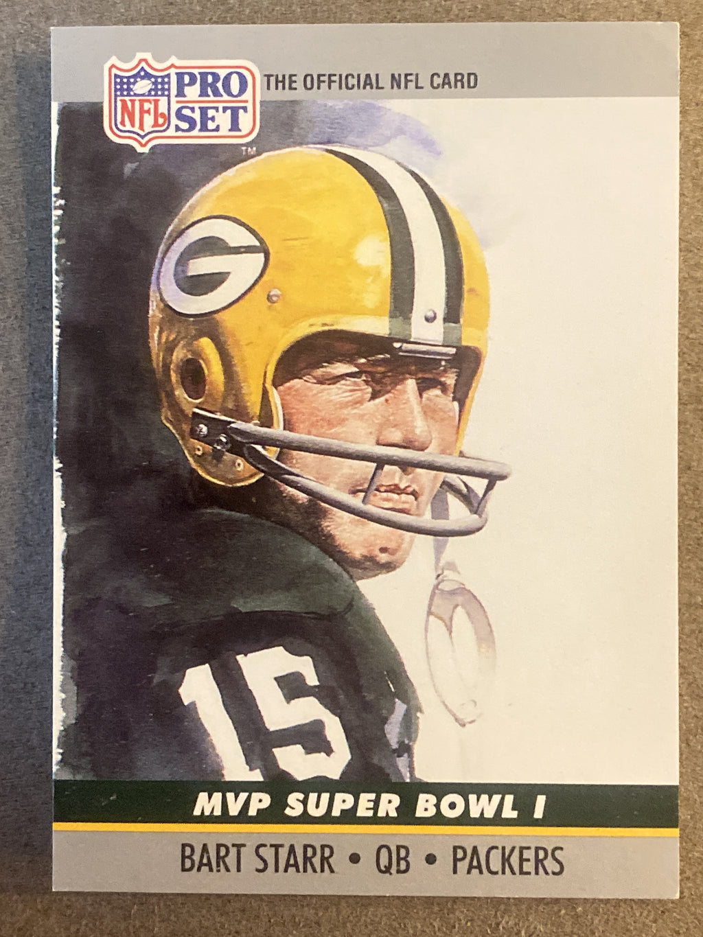 1990 Pro Set #1 Bart Starr Super Bowl MVP Collectibles