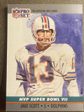 1990 Pro Set #7 Jake Scott Super Bowl MVP Collectibles