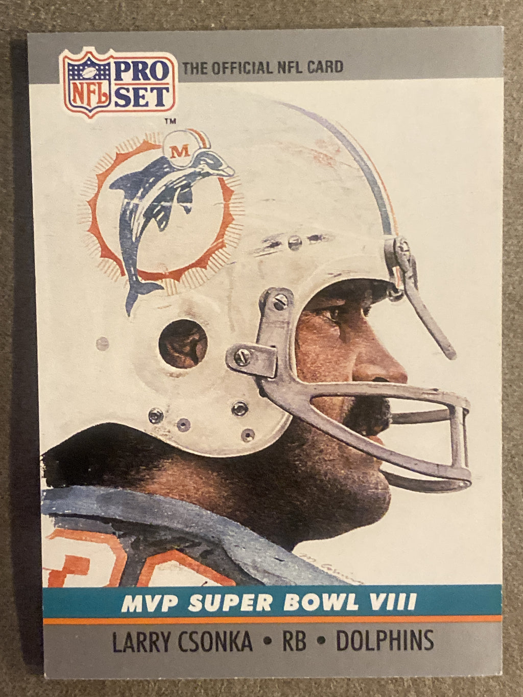 1990 Pro Set #8 Larry Csonka Super Bowl MVP Collectibles