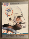 1990 Pro Set #8 Larry Csonka Super Bowl MVP Collectibles