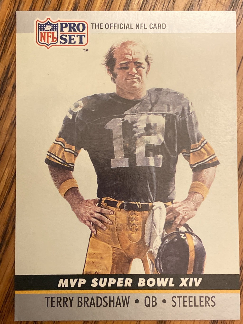 1990 Pro Set #14 Terry Bradshaw Super Bowl MVP Collectibles