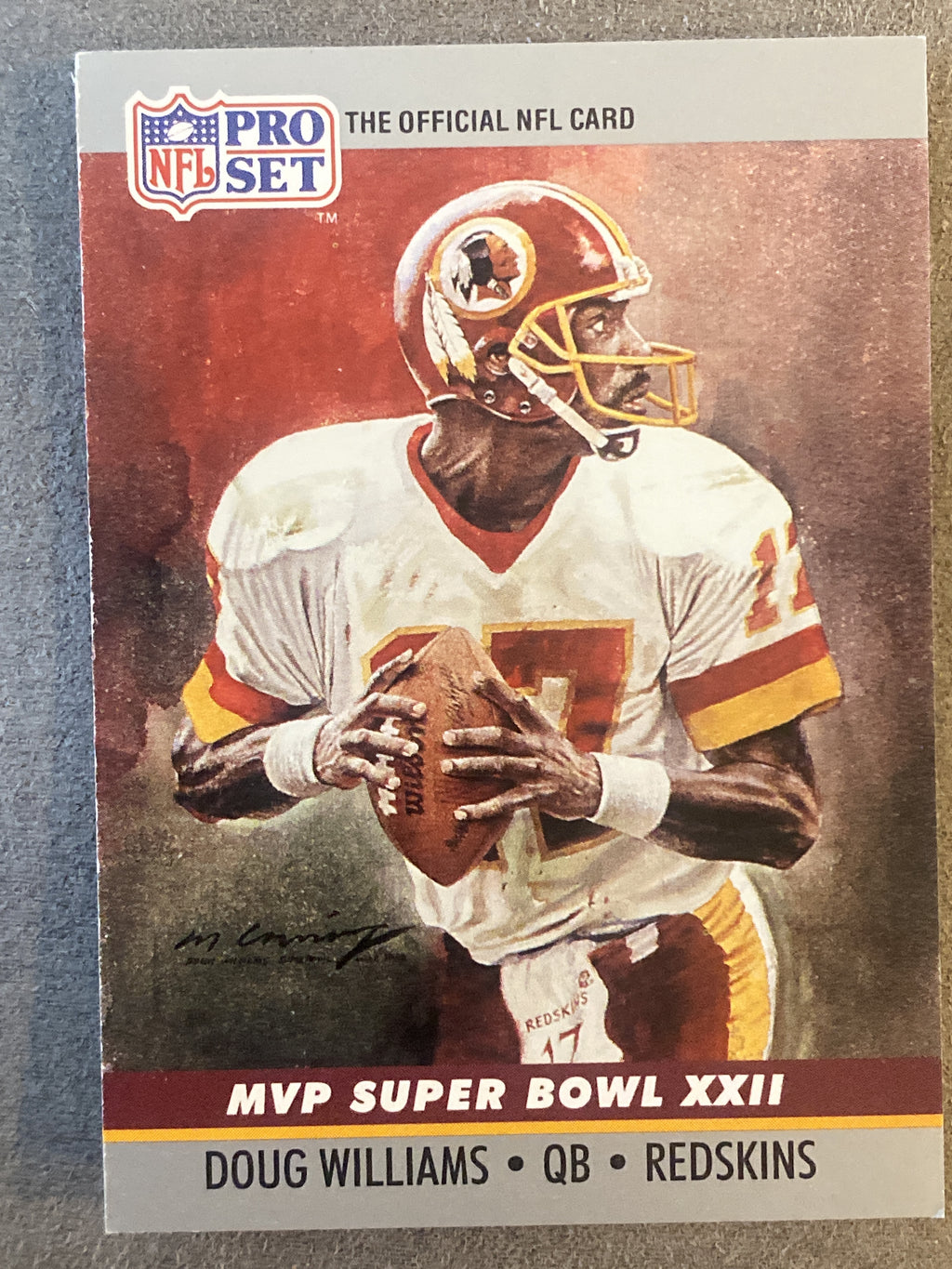 1990 Pro Set #22 Doug Williams Super Bowl MVP Collectibles