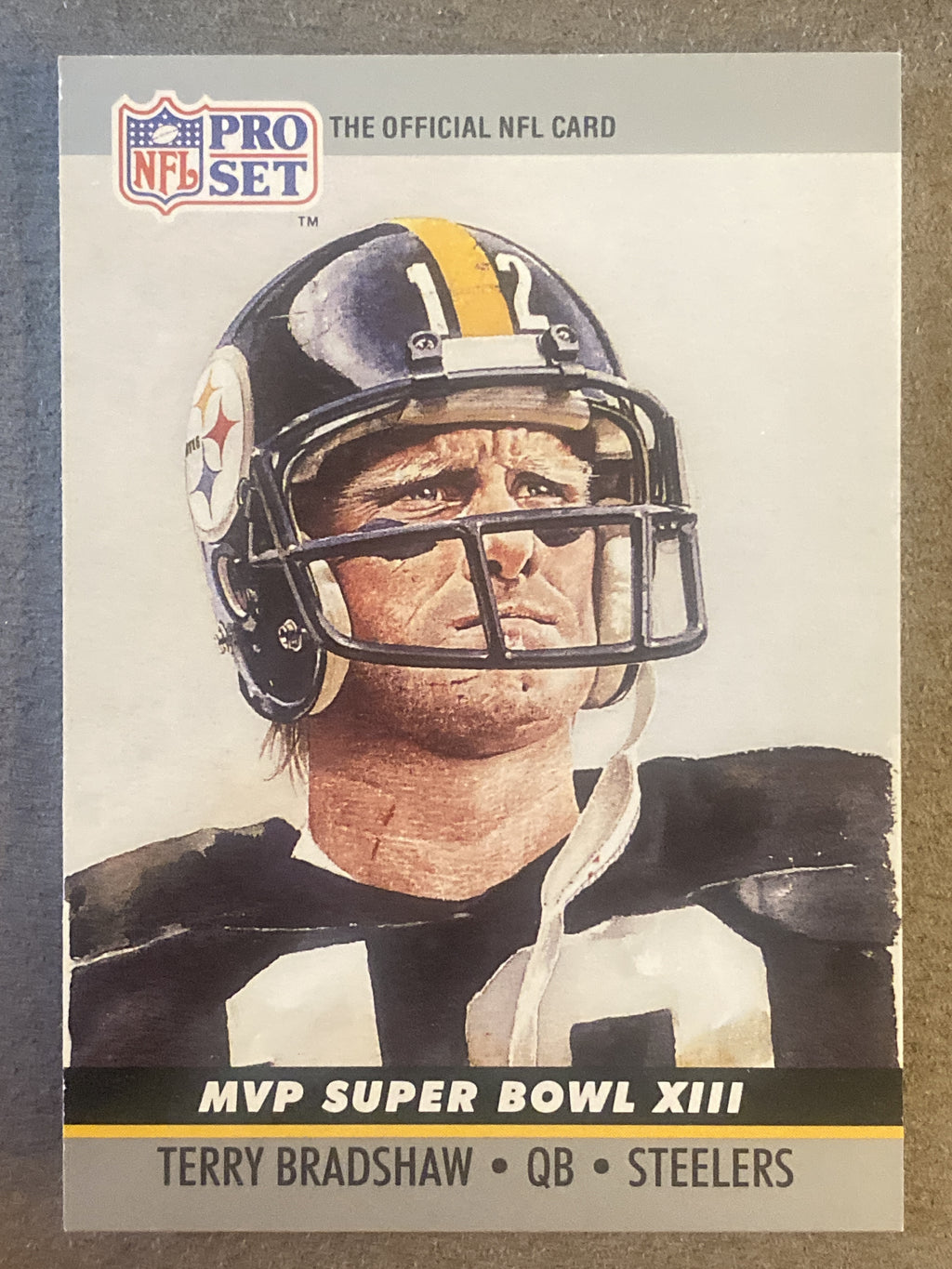 1990 Pro Set #13 Terry Bradshaw Super Bowl MVP Collectibles
