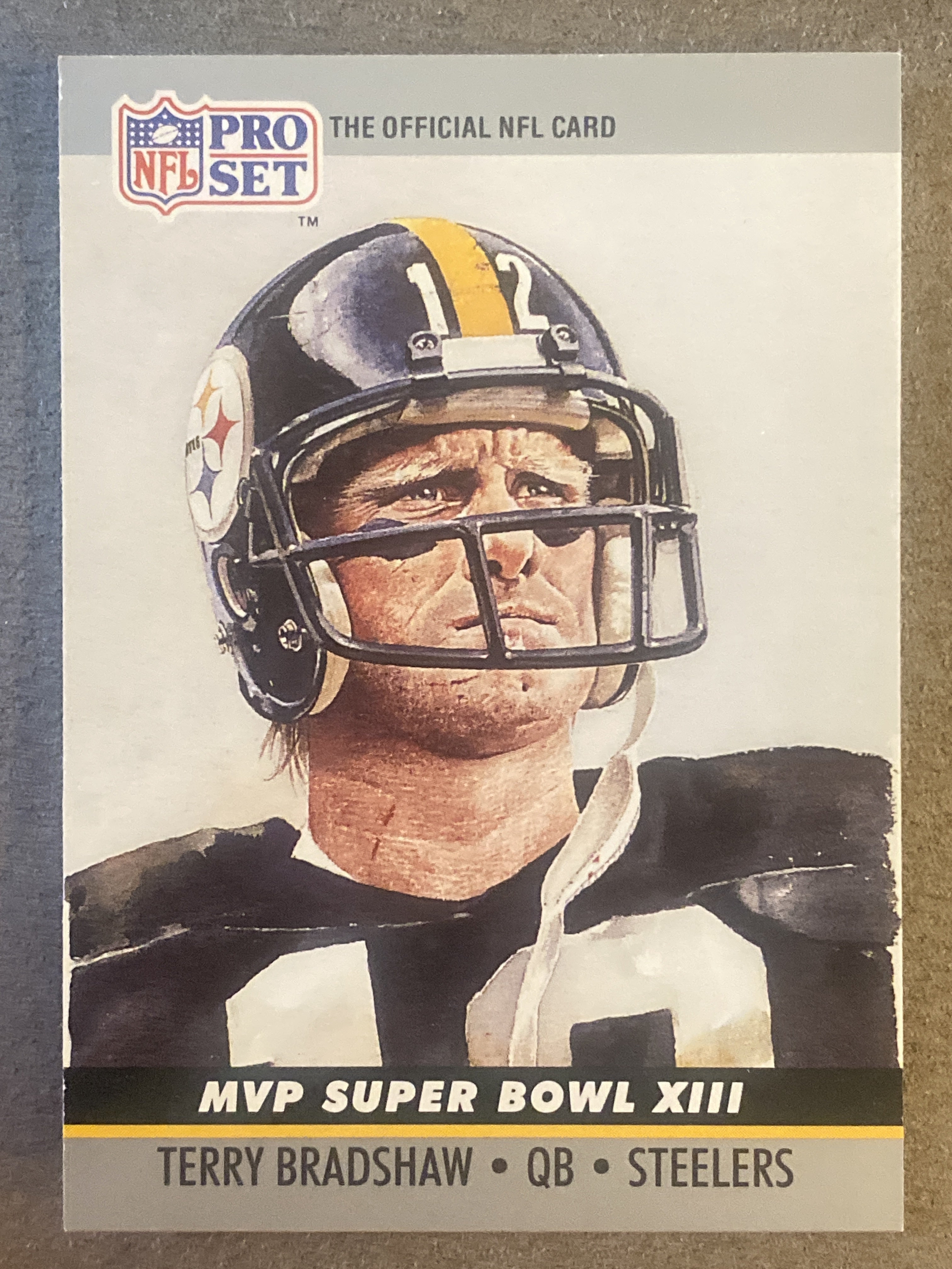 1990 Pro Set #13 Terry Bradshaw Super Bowl MVP Collectibles