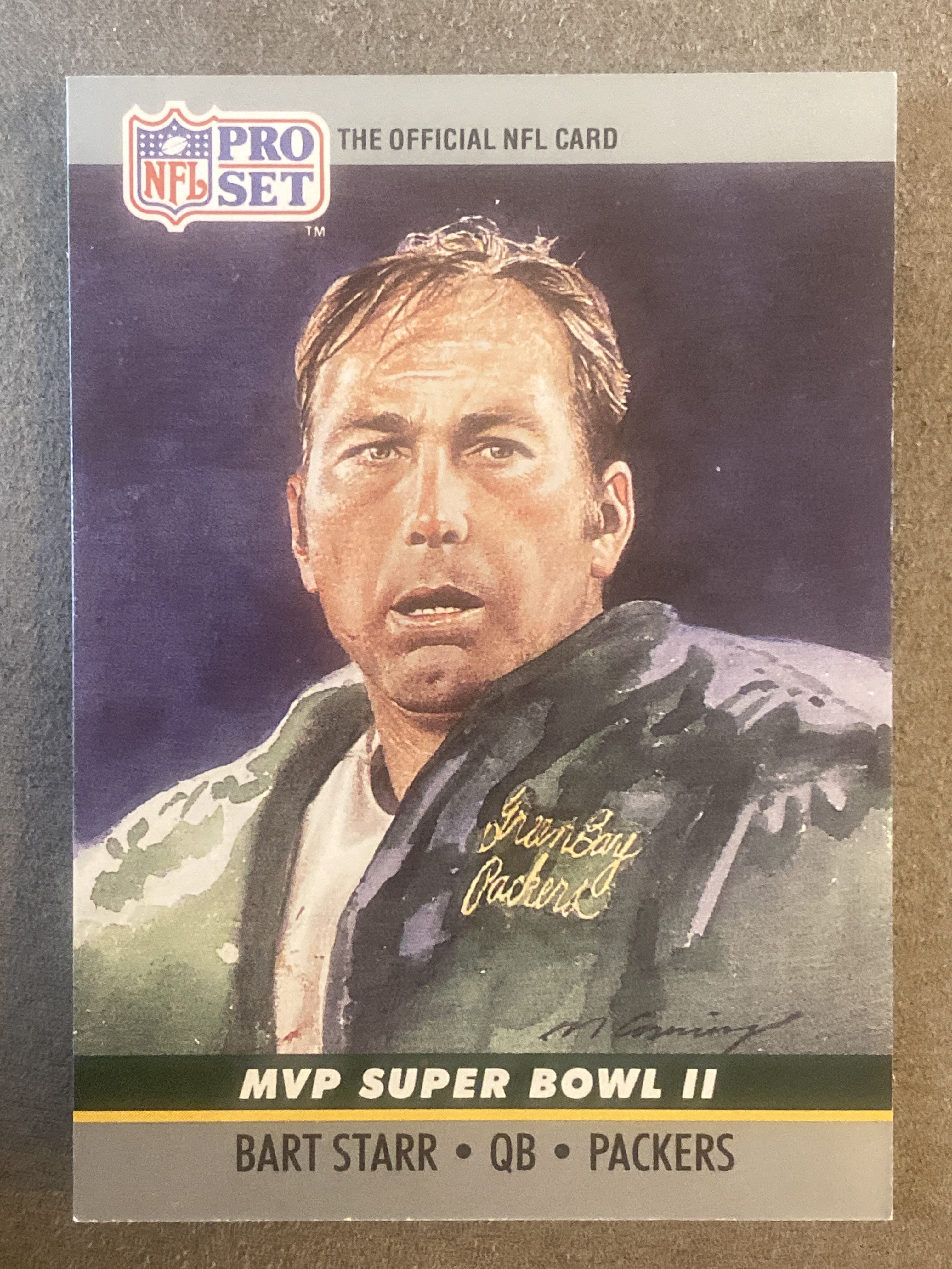 1990 Pro Set #2 Bart Starr Super Bowl MVP Collectibles