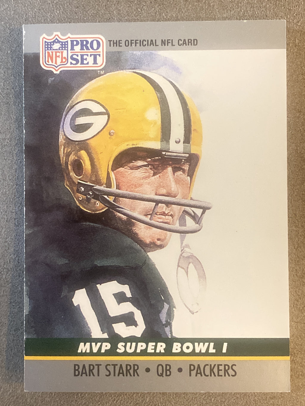 1990 Pro Set #1 Bart Starr Super Bowl MVP Collectibles