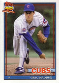 1991 Topps #35 Greg Maddux