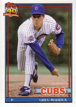 1991 Topps #35 Greg Maddux
