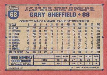 1991 Topps #68 Gary Sheffield