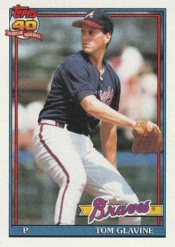 1991 Topps #82 Tom Glavine