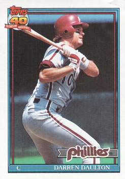 1991 Topps #89 Darren Daulton