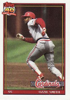 1991 Topps #130 Ozzie Smith