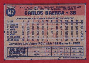 1991 Topps #147 Carlos Baerga