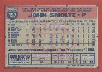 1991 Topps #157 John Smoltz