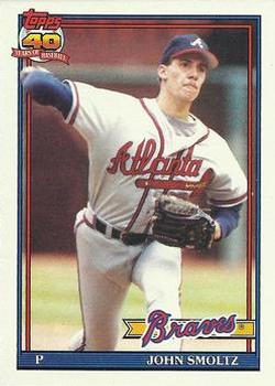 1991 Topps #157 John Smoltz