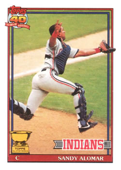 1991 Topps #165 Sandy Alomar