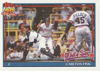 1991 Topps #170 Carlton Fisk