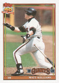 1991 Topps #190 Matt Williams