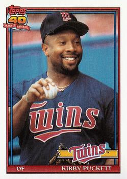 1991 Topps #300 Kirby Puckett