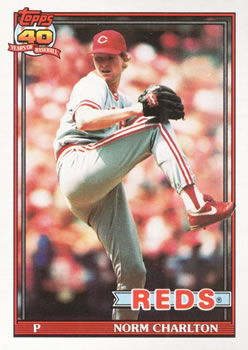 1991 Topps #309 Norm Charlton