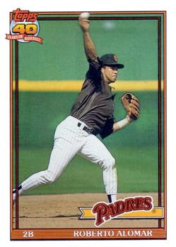 1991 Topps #315 Roberto Alomar