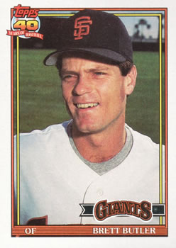 1991 Topps #325 Brett Butler