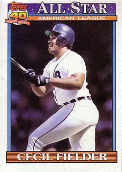 1991 Topps #386 Cecil Fielder