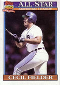1991 Topps #386 Cecil Fielder