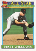 1991 Topps #399 Matt Williams