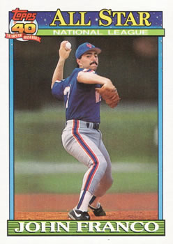 1991 Topps #407 John Franco
